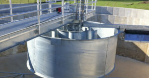 Spiral Blade Clarifier Dispersion Well™ and Feedwell