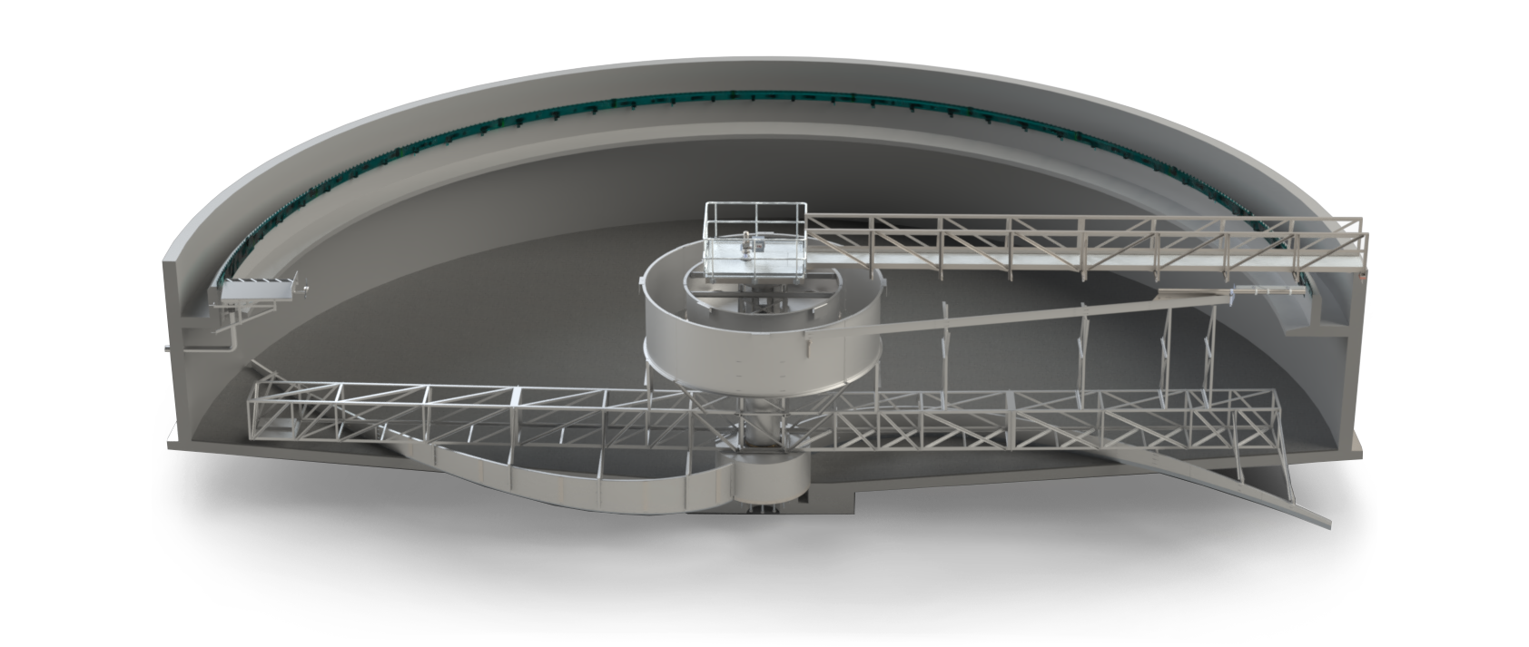 Spiral Blade Clarifier Rendering from ClearStream